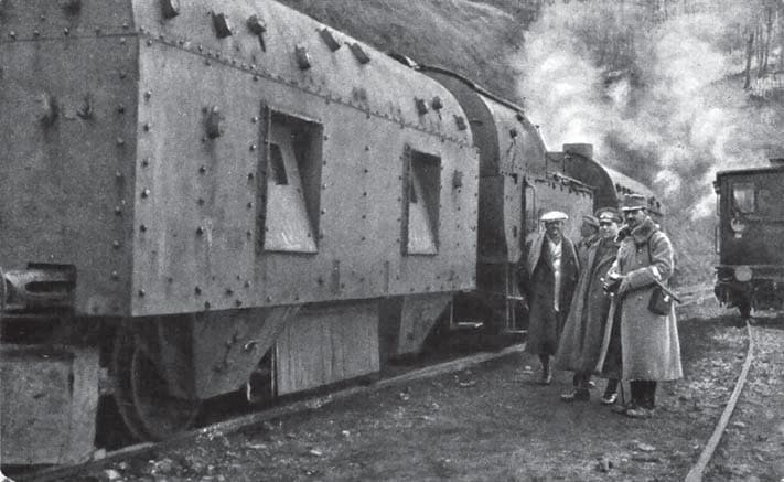 Panzerzüg №V в Карпатах, 1916 год